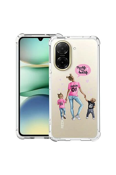 bestcase ® Anit Shock Case For Xiaomi Redmi A5, Mom Life Boy And Girl, 2030996 AS 557