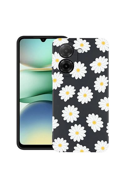 bestcase ® Slim Silicon Case For Xiaomi Redmi A5, Happy Flowers Daisy, 2030991 B 513
