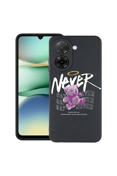 bestcase ® Slim Silicon Case For Xiaomi Redmi A5, Teddy Bear - never say never, 2030991 B 1546