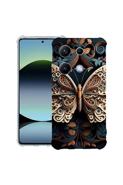 bestcase ® Anit Shock Case For Xiaomi Redmi Note 14S, Beauty Butterfly, 1997762 AS 1224