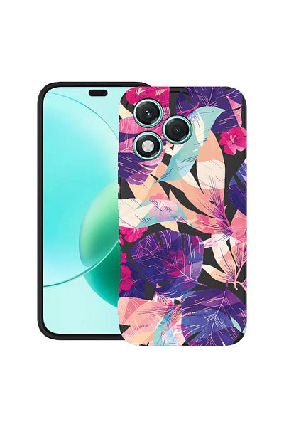 bestcase ® Slim Silicon Case For Honor 400 Lite, Tropical Flowers, 2022870 B 71