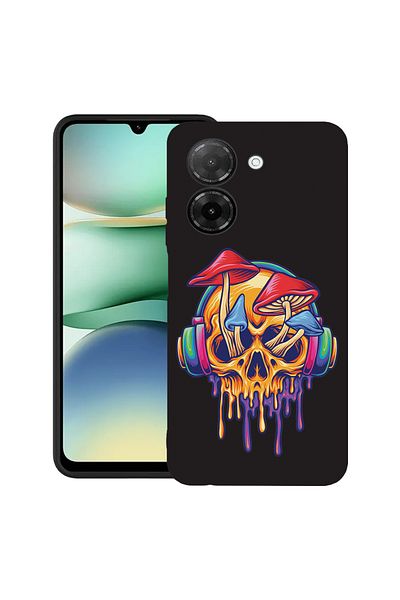 bestcase ® Slim Silicon Case For Xiaomi Redmi A5, Skull Mushroom, 2030991 B 1812