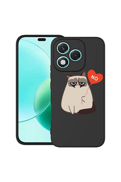 bestcase ® Slim Silicon Case For Honor 400 Lite, Meme - Grumpy Says No, 2022870 B 657