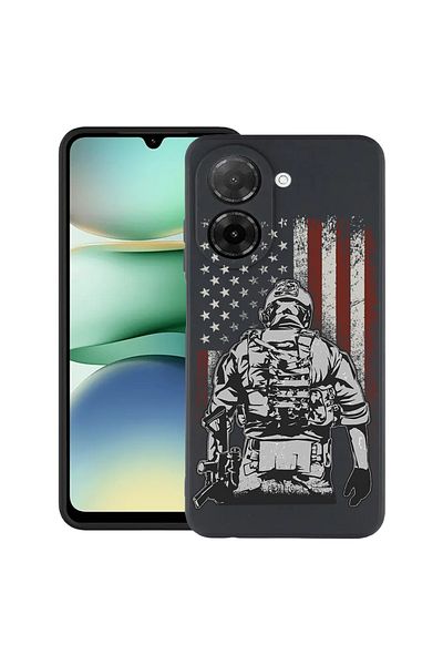 bestcase ® Slim Silicon Case For Xiaomi Redmi A5, American Soldier, 2030991 B 1832