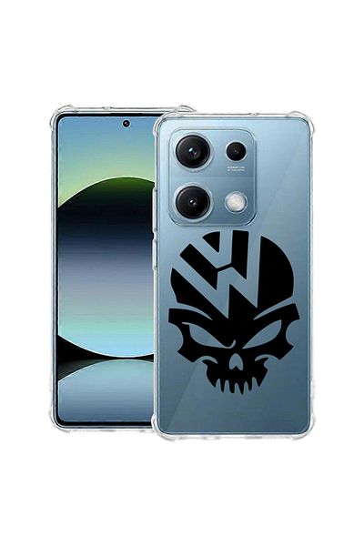 bestcase ® Anit Shock Case For Xiaomi Redmi Note 14S, VW Skull, 1997762 AS 1663
