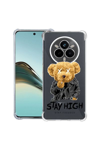 bestcase ® Anit Shock Case For Realme 14 Pro Plus, Stay High Teddy Bear, 1997763 AS 1824