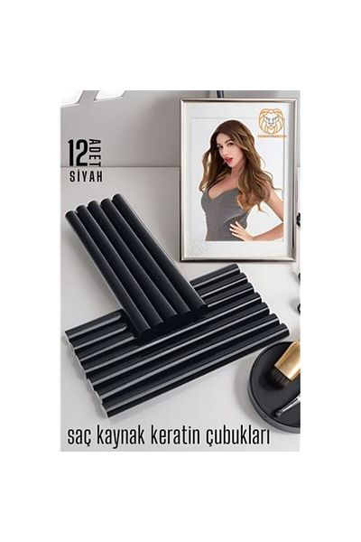 MBB ETİCARET Nano Keratin Welding Sticks 12 PCS BLACK Absolute