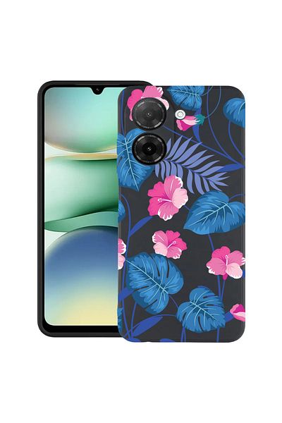 bestcase ® Slim Silicon Case For Xiaomi Redmi A5, Tropical Blue Flowers, 2030991 B 112