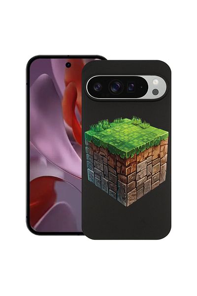 bestcase ® Slim Silicon Case For Google Pixel 10 / Pixel 10 Pro, Minecraft World, 2030992 B 1680