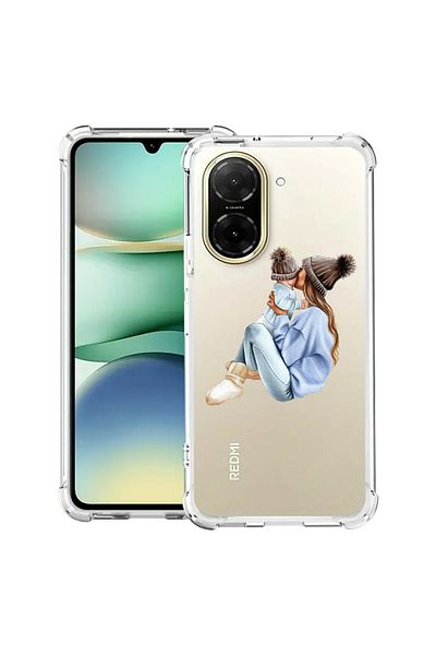 bestcase ® Anit Shock Case For Xiaomi Redmi A5, Girl Mom With a Boy, 2030996 AS 562