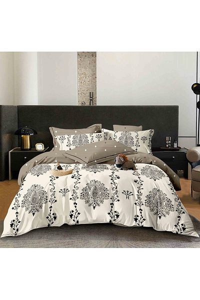 CHIRASO Set Lenjerie CHIRASO, Finet Premium, Cearceaf Clasic 230x240cm, Husă Pilotă 200x230cm, 4 Fețe Pernă