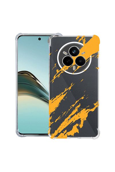 bestcase ® Anit Shock Case For Realme 14 Pro Plus, Golden Stripes, 1997763 AS 1054