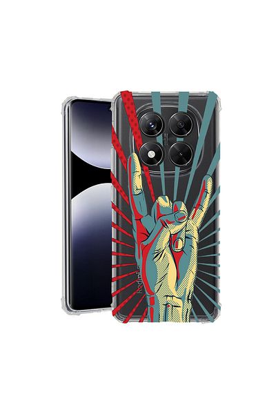 bestcase ® Anit Shock Case For Xiaomi Redmi Note 14 Pro 4G, Rock Festival, 1997764 AS 530