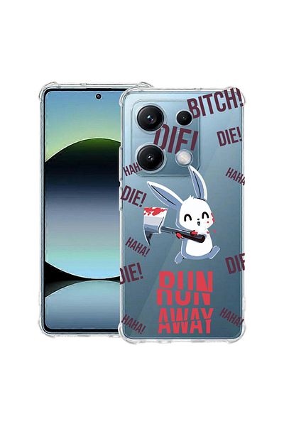 bestcase ® Anit Shock Case For Xiaomi Redmi Note 14S, Run away!, 1997762 AS 1463