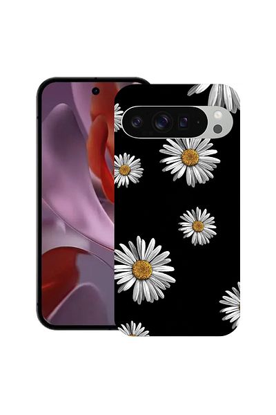 bestcase ® Slim Silicon Case For Google Pixel 10 Pro XL, Daisy Pattern, 2036426 B 1137