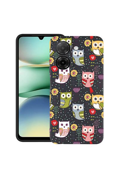 bestcase ® Slim Silicon Case For Xiaomi Redmi A5, Owl Pattern, 2030991 B 1437