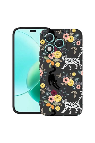 bestcase ® Slim Silicon Case For Honor 400 Lite, Cat Pattern, 2022870 B 1429