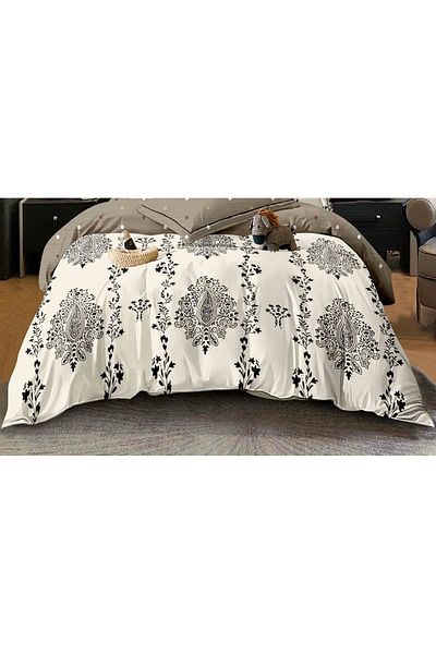 CHIRASO Set Lenjerie CHIRASO, Finet Premium, Cearceaf Clasic 230x240cm, Husă Pilotă 200x230cm, 4 Fețe Pernă