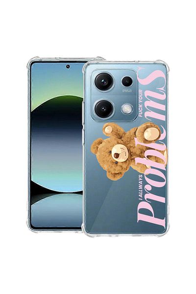 bestcase ® Anit Shock Case For Xiaomi Redmi Note 14S, Teddy Bear - Your Problems, 1997762 AS 1462