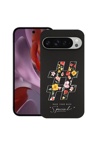 bestcase ® Slim Silicon Case For Google Pixel 10 / Pixel 10 Pro, Hashtag, 2030992 B 1805