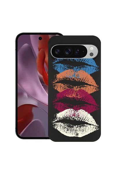 bestcase ® Slim Silicon Case For Google Pixel 10 / Pixel 10 Pro, Kiss Kiss, 2030992 B 1807