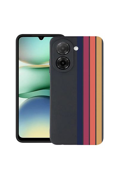 bestcase ® Slim Silicon Case For Xiaomi Redmi A5, Retro Lines, 2030991 B 1478