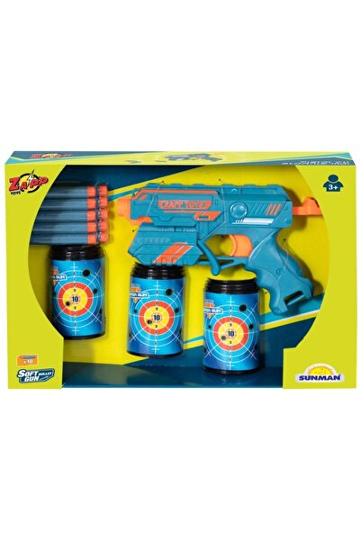 Noriel Pistol cu 10 sageti din burete si 3 tinte, Zapp To