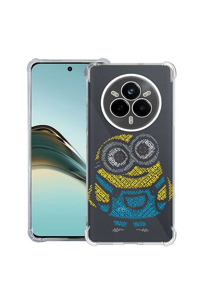 bestcase ® Anit Shock Case For Realme 14 Pro Plus, Calligraphy Minion, 1997763 AS 1538