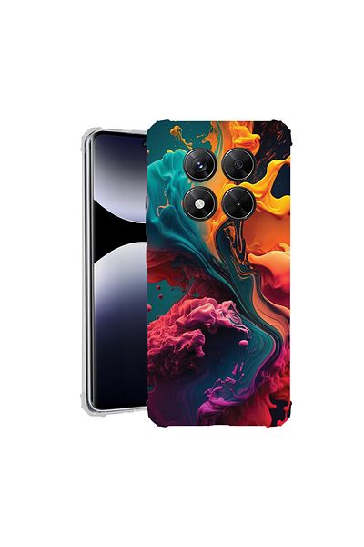 bestcase ® Anit Shock Case For Xiaomi Redmi Note 14 Pro 4G, Liquid Colors, 1997764 AS 1234