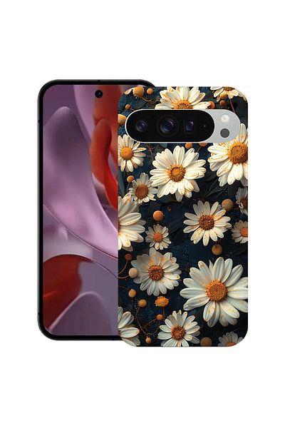 bestcase ® Slim Silicon Case For Google Pixel 10 / Pixel 10 Pro, 3D Daisy, 2030992 B 1440