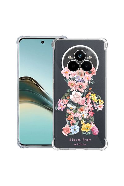 bestcase ® Anit Shock Case For Realme 14 Pro Plus, Teddy Bear Bloom From Within, 1997763 AS 1568