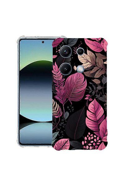 bestcase ® Anit Shock Case For Xiaomi Redmi Note 14S, Rose Feathers, 1997762 AS 1163