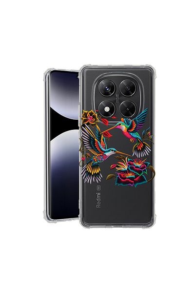 bestcase ® Anit Shock Case For Xiaomi Redmi Note 14 Pro 4G, Hommingbird, 1997764 AS 1483