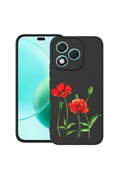 bestcase ® Slim Silicon Case For Honor 400 Lite, Red Poppy, 2022870 B 643