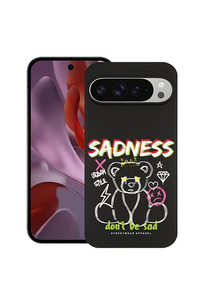 bestcase ® Slim Silicon Case For Google Pixel 10 Pro XL, Teddy Bear Sadness, 2036426 B 1558