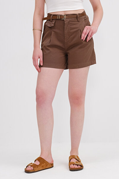 Addax Cepli Kemerli Şort Ş5448
