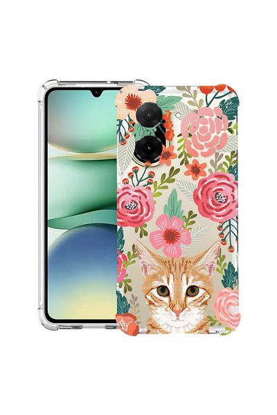 bestcase ® Anit Shock Case For Xiaomi Redmi A5, Cat and Flowers, 2030996 AS 638