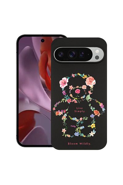bestcase ® Slim Silicon Case For Google Pixel 10 Pro XL, Teddy Bear Live Simply, 2036426 B 1555