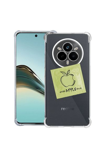 bestcase ® Anit Shock Case For Realme 14 Pro Plus, Apple taste green, 1997763 AS 1455