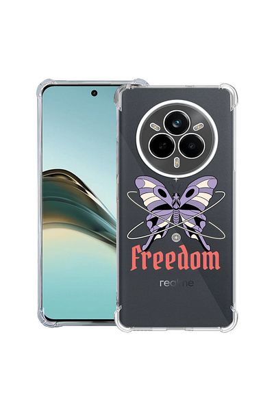 bestcase ® Anit Shock Case For Realme 14 Pro Plus, Freedom - Butterfly, 1997763 AS 1500