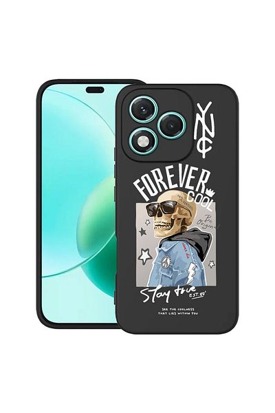 bestcase ® Slim Silicon Case For Honor 400 Lite, Forever Cool Skeleton, 2022870 B 935