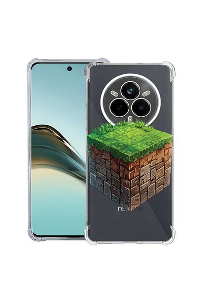 bestcase ® Anit Shock Case For Realme 14 Pro Plus, Minecraft World, 1997763 AS 1680