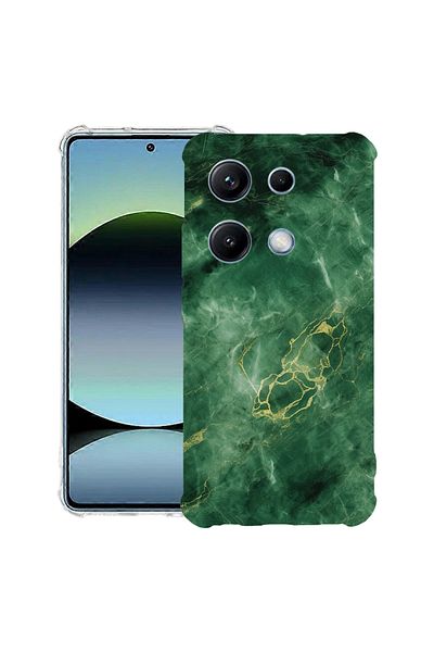 bestcase ® Anit Shock Case For Xiaomi Redmi Note 14S, Green Marble, 1997762 AS 1254