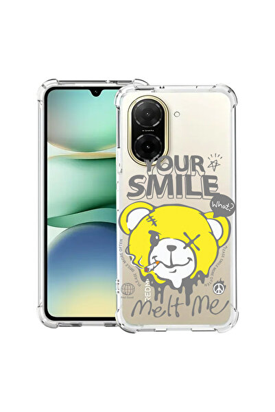 bestcase ® Husă Anit Shock pentru Xiaomi Redmi A5, Ursuleț de pluș Zâmbetul T...