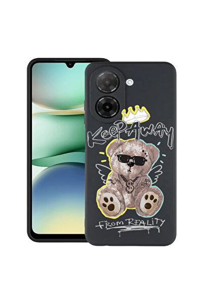 bestcase ® Husă subțire din silicon pentru Xiaomi Redmi A5, Teddy Bear Keep A...
