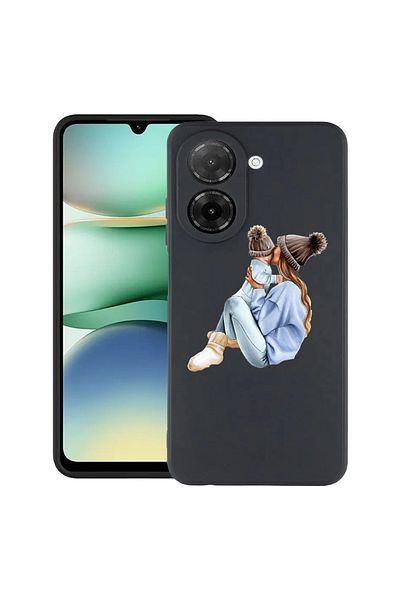 bestcase ® Slim Silicon Case For Xiaomi Redmi A5, Girl Mom With a Boy, 2030991 B 562