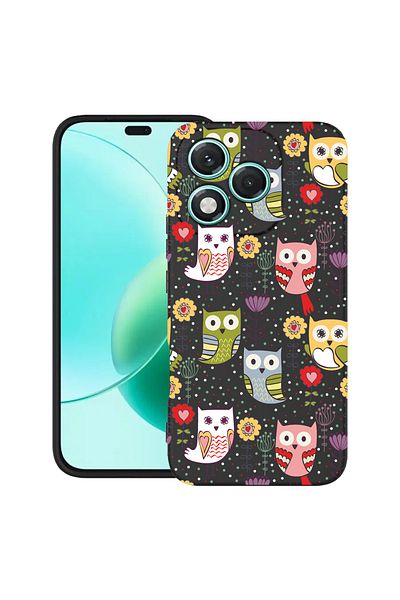 bestcase ® Slim Silicon Case For Honor 400 Lite, Owl Pattern, 2022870 B 1437
