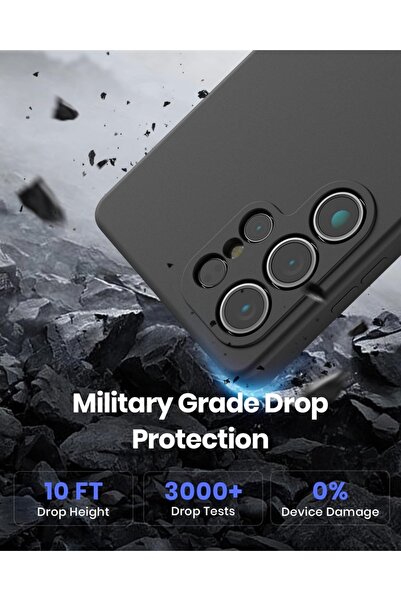 bestcase ® Θήκη σιλικόνης Premium για Samsung Galaxy S25 Ultra, μαύρη