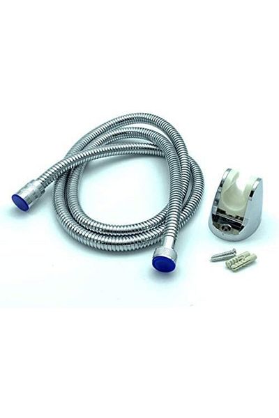 Siena Hand Shower chrome plated with wall holder and flexible pipe