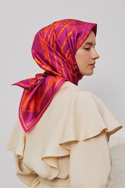 Armine ESARFĂ DE MĂTĂSĂ TWILL SEZON DE VARĂ 2025 9353D02-07
